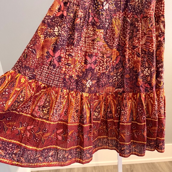 ULLA JOHNSON Darling Print Tiered Flowy Dress Sz 6 NWT $420!! - Picture 5 of 7